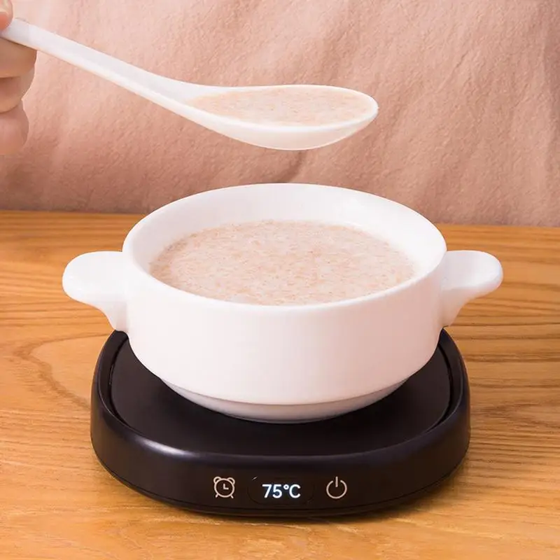 Mug Warmer 3 Temperature Desk Coffee Warmer Beverage Warmers 8H Auto Shut Off Smart Cup Warmer Thermostat Coaster For Hot Coffee