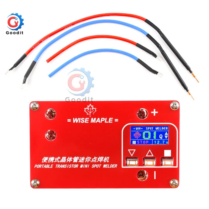 

DC 12V portable TRANSISTOR MINI spot welder with liquid crystal display wm-2