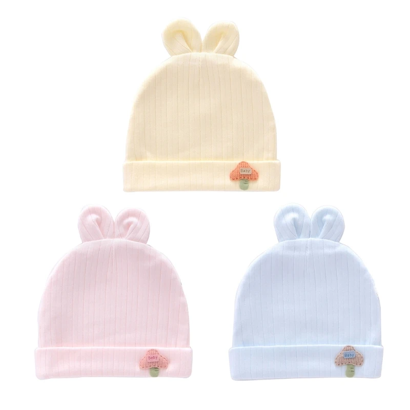 

Stylish Infant Beanie Cap 0-6 Month Boys Girls Warm Bonnet Soft Breathable Baby Hat Newborn Fetal Cap for Indoor Outdoor