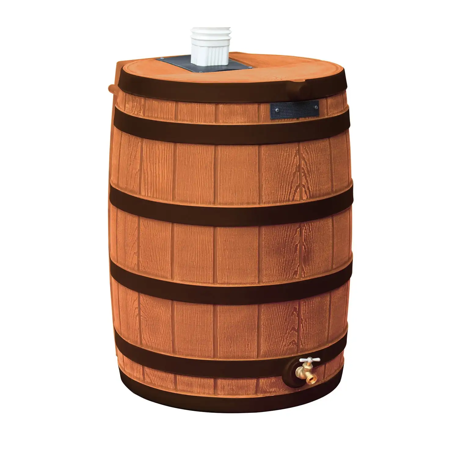 

Rain Wizard Rain Collection Rain Barrel Darkened Ribs, Terra Cotta