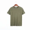 Mens Modal T-Shirt Short Sleeve Loose O-Neck Men T shirt Bottom Large Size Undershirt Man T shirt Solid Color For Male Tops Tees 5