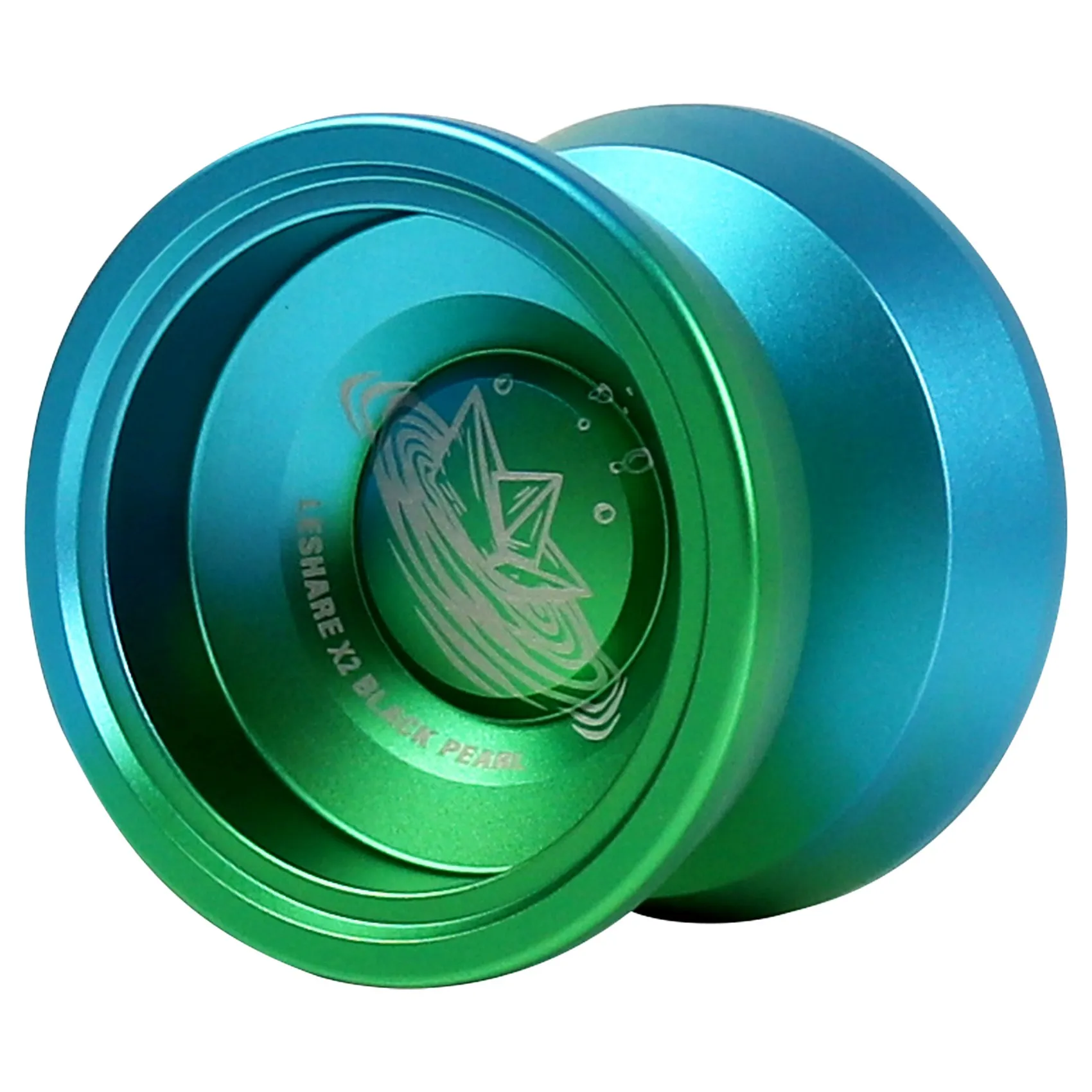 

X2 BLACK PEARL Competitive Yo-Yo,Yoyo for Beginners Alloy Yoyo,Easy to Return and Practise Tricks, Blue Green