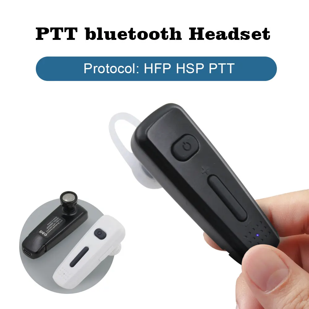 

HB680AP Wireless Headset Speaker Microphone PTT Earpiece Work With Zello Realptt For Android System