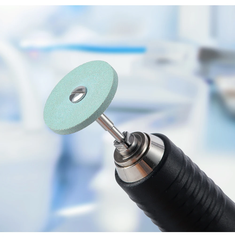 AZDENT Dental Keramikschleifer für Zirkonoxid-Porzellan-Polierer HP2,35 mm Polierwerkzeuge Zahnärzte Labor Zahnmedizin-Instrument – Detail 4