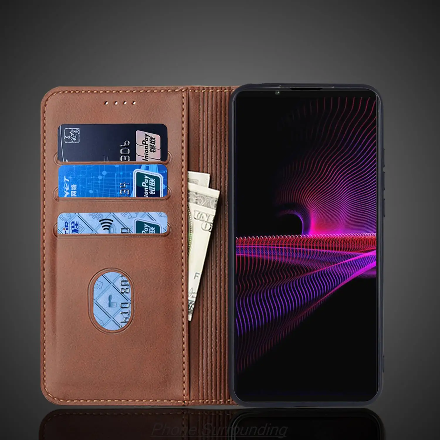 COODIO Custodia in Pelle per Samsung Galaxy S23 Ultra 5G, Cover a Libro Magnetica Portafoglio