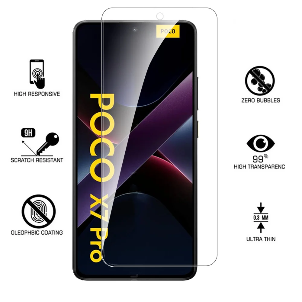 3-Pack Premium Glass Screen Protector