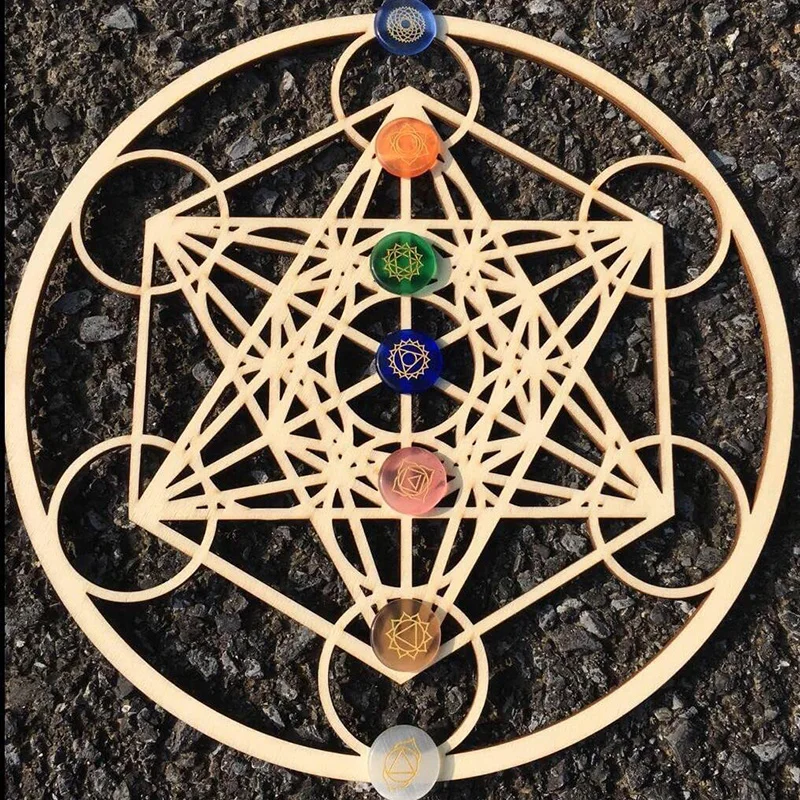 

Деревянный цветок жизни, рождественские украшения, украшение для дома, деревянный знак, настенное искусство, семена жизни