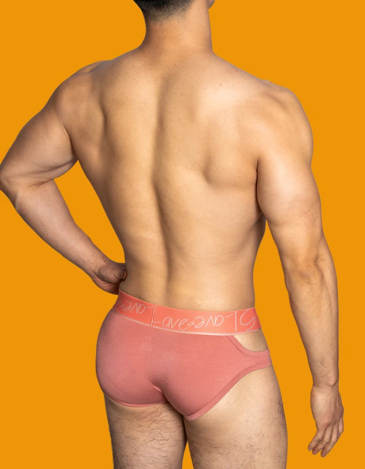 Bragas sexis Sissy para Hombre, Ropa Interior Modal de diseño hueco para Hombre, calzoncillos Gay juveniles, Ropa Interior cómoda para Hombre