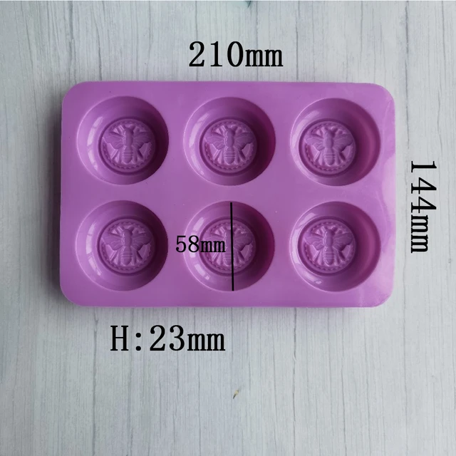 6 Cavities Strip Circle Silicone Soap Mold For Diy Handmade Soap Making  Cylinder Round Soap Form Candle Molds - Soap Molds - AliExpress