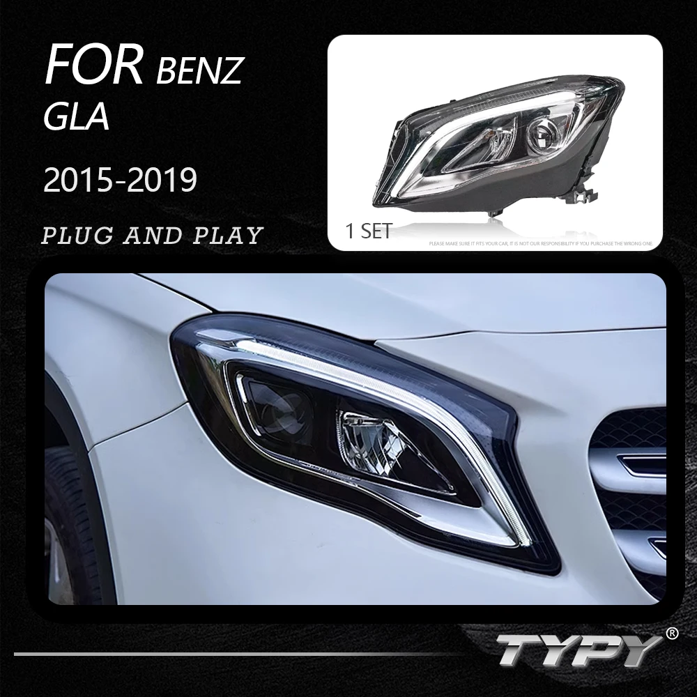TYPYCarLightForMercedesBenzX156GLAHeadlight20152019GLA180