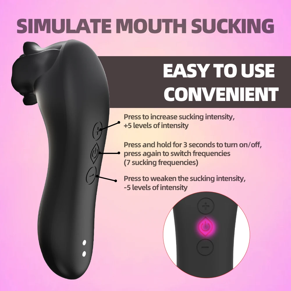 Vagina Sucking Rose Vibrator Nipple Sucker Oral Clitoris Vagina Stimulation Powerful Female Masturbator Sex Toys Adult Supplies
