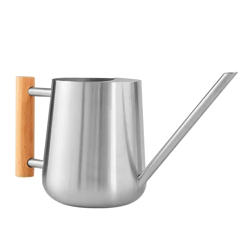 

Watering Can Indoor Plants 900ML Small Indoor Watering Can Metal Watering Can Solid Stainless Steel Open Top And Long Nozzle