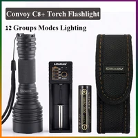 Convoy C8+ With Luminus SST40 Led Portable Flashlight Torch With 12 Groups Modes Lighting Outdoor Hiking Camping Led Flashlight 1