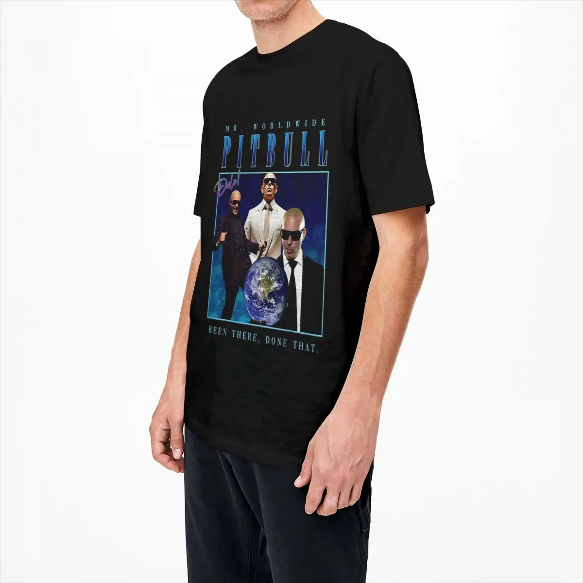 Haikyuu T Shirt Mr. Worldwide Pitbull 100 Cotton T Shirts Music Album Hippie Tshirt for Adult Summer Y2K Short Sleeve Clothing 3