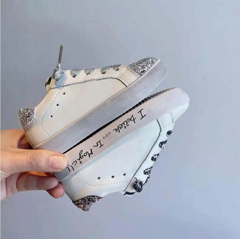 Children's Genuine Leather Spring Autumn New Style Boys' Soft Soled Sports Shoes Girls' Fashionable Leisure Board Shoes 26-37 6