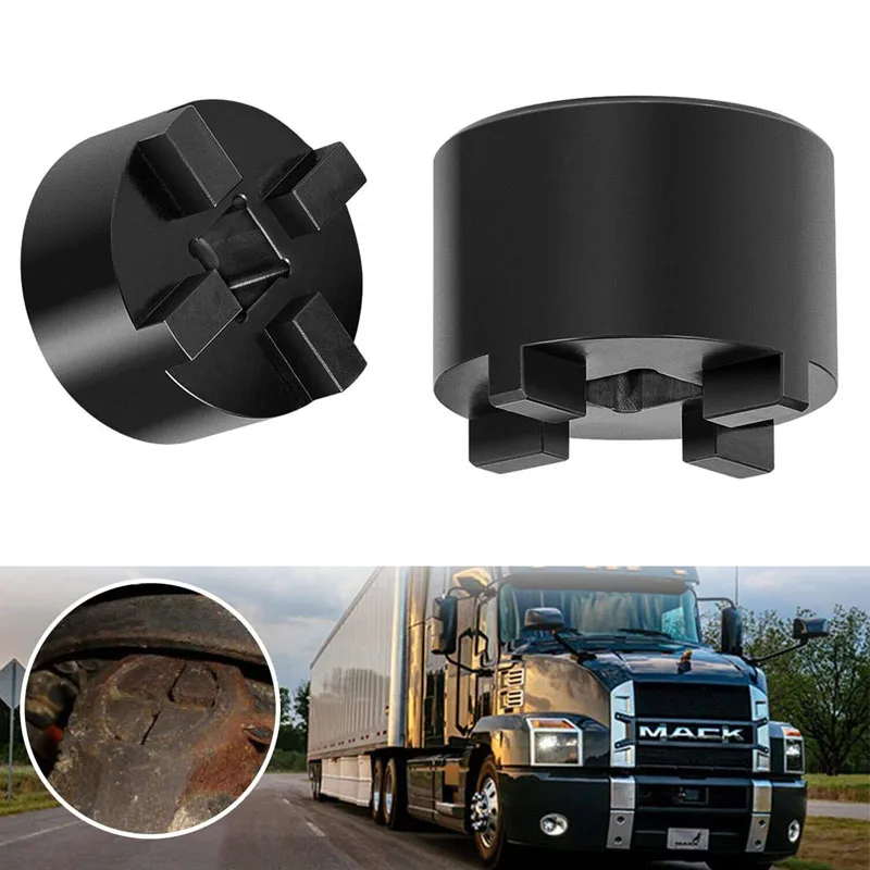 

Truck King Pin Socket Cap Removal Tool Kit for Mack 10500, 12000, 16000, 18000, 20000 Lbs Axles (2 Pcs/Set )