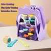 Children Colour Matching Parent-Child Interactive Game Montessori Wooden Party Activity Board Game Kids Strateg Educational Toys 2
