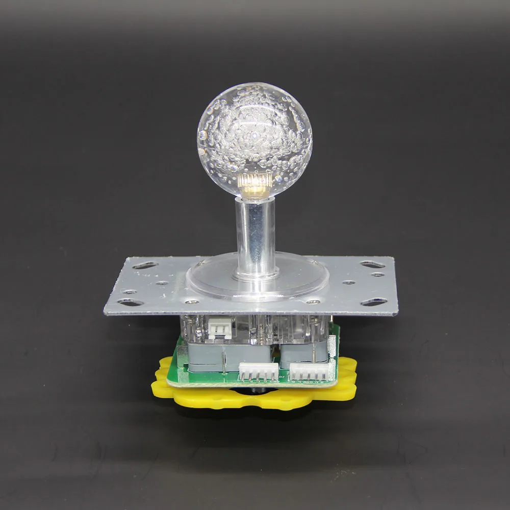 12V LED 점멸 조이스틱 다채로운 LED 조명 아케이드 컨트롤러 7가지 색상 점멸 클로 머신 액세서리