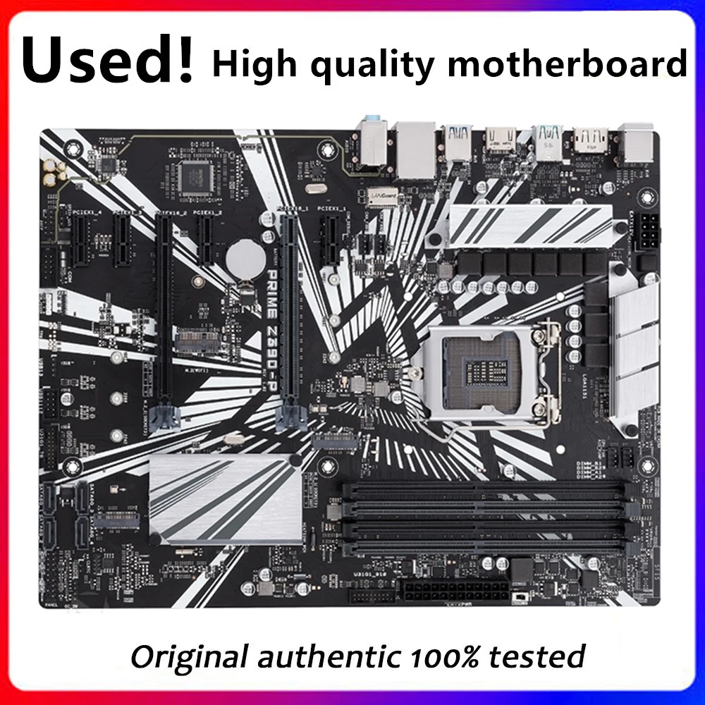 Per Prime Z390-P Originale Usato Desktop Intel Z390 64Gb Ddr4 Scheda Madre Lga 1151 I7/I5/I3 Usb3.0 Sata3
