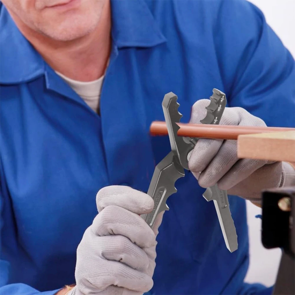 Copper Tubing Repair Tool Air Conditioning Air Condition Pliers Copper Pipe Rounder With 6 Hole