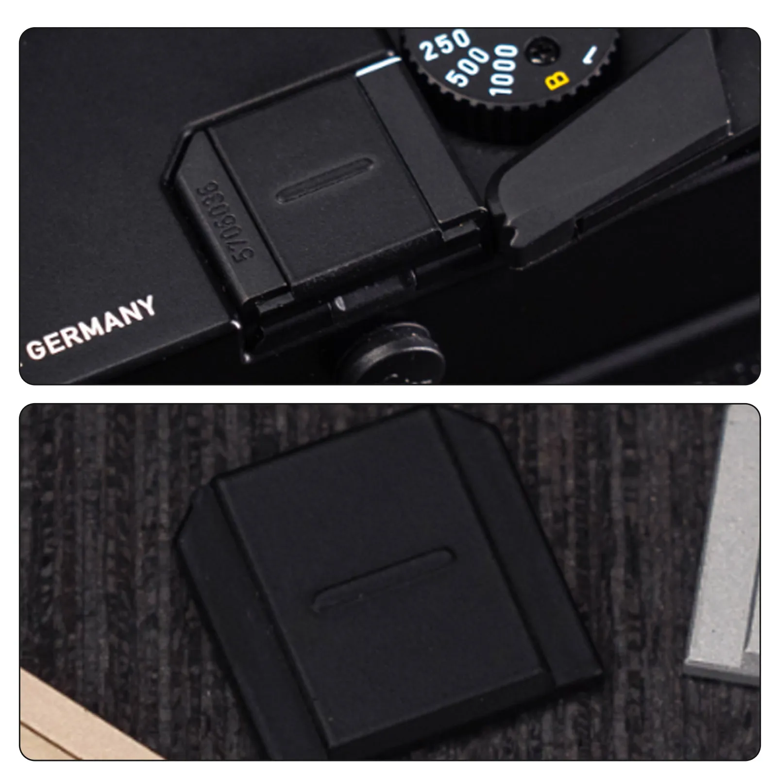 カメラ用の新しいユニバーサルホットシューカバー、ライカM6富士ニコン