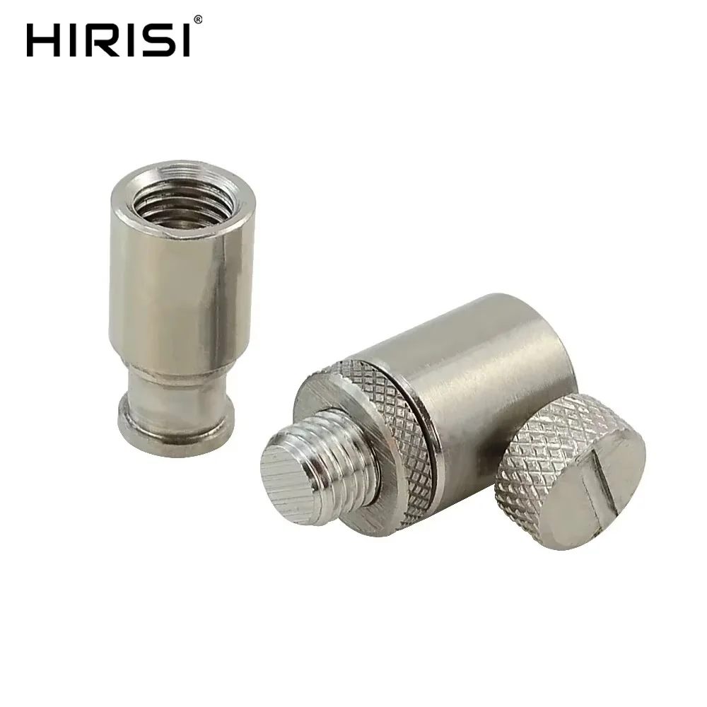 Connecteur rapide acier inox Hirisi pour alarmes carpe supports cannes tiges rive AQ202