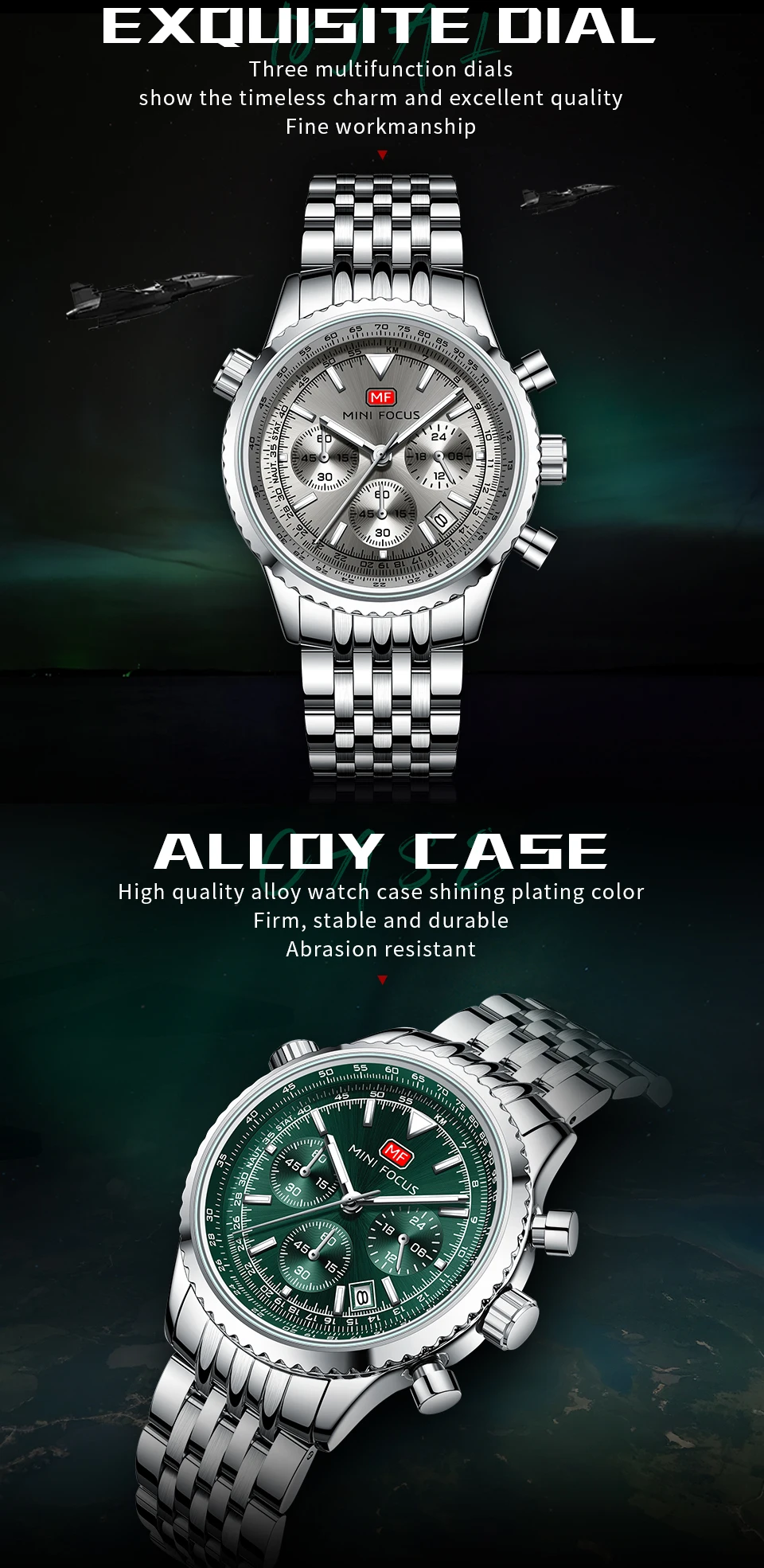 MINI FOCUS Quarzuhr für Herren, wasserdicht_voghion.com