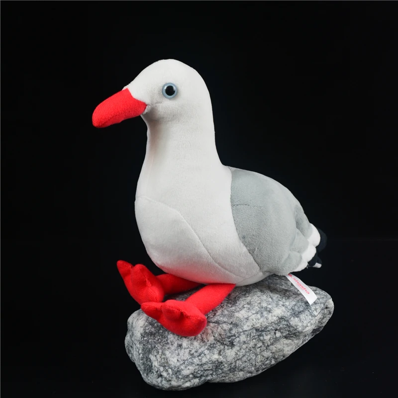 Seagull High Fidelity Anime Cute Plushie Sea Mew Bird Plush Toys Lifelike Animals Simulation Stuffed Doll Kawai Toy Gifts Kids 4