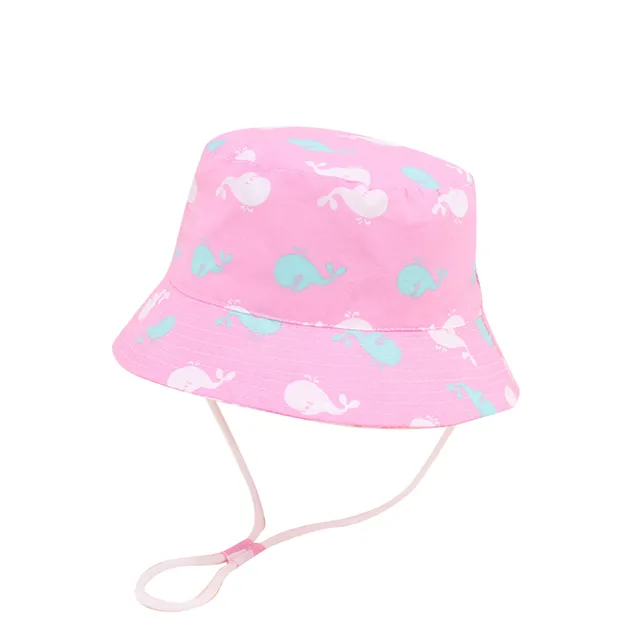 Summer Baby Bucket Hat Kids Cap Beach Accessories Baby Sun Hat For Boys Girls Printed Hat Fisherman Children Cap For 3m-6y L5 4