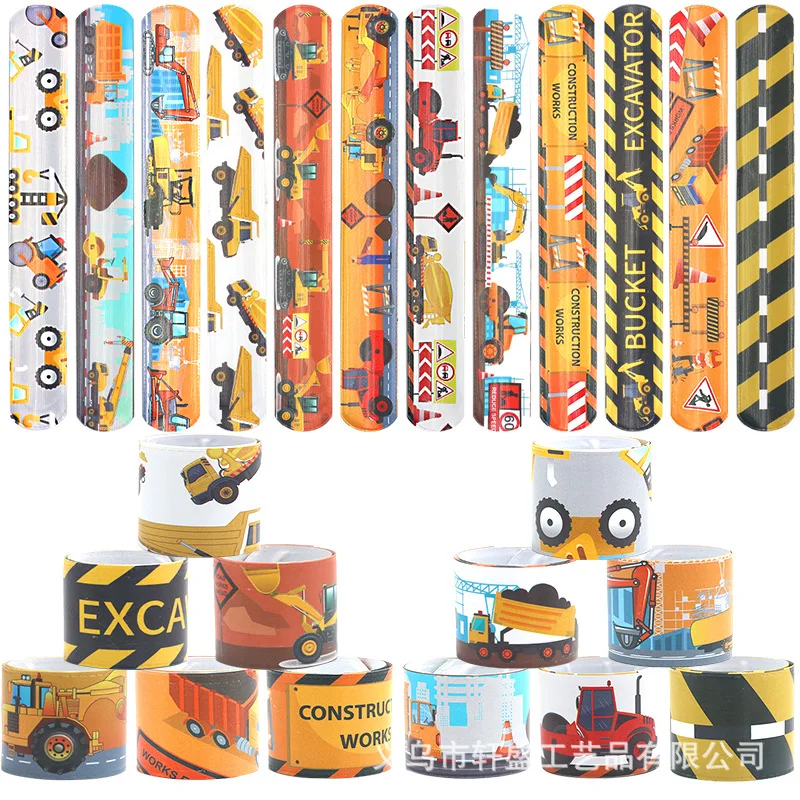Geburtstags-Baumaschinen, Partydekorationen, Themensite, Fahrzeuge, Hintergrund, Ballonplatten, Kinder-Set, LKW, Banner, Traktor, Junge – Detail 19
