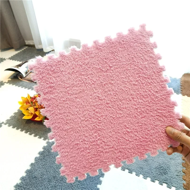 Tappetino Antiurto per Neonati Tappetino Puzzle Soggiorno Camera da Letto Peluche Tappetino Peluche - Foto 15 di 20