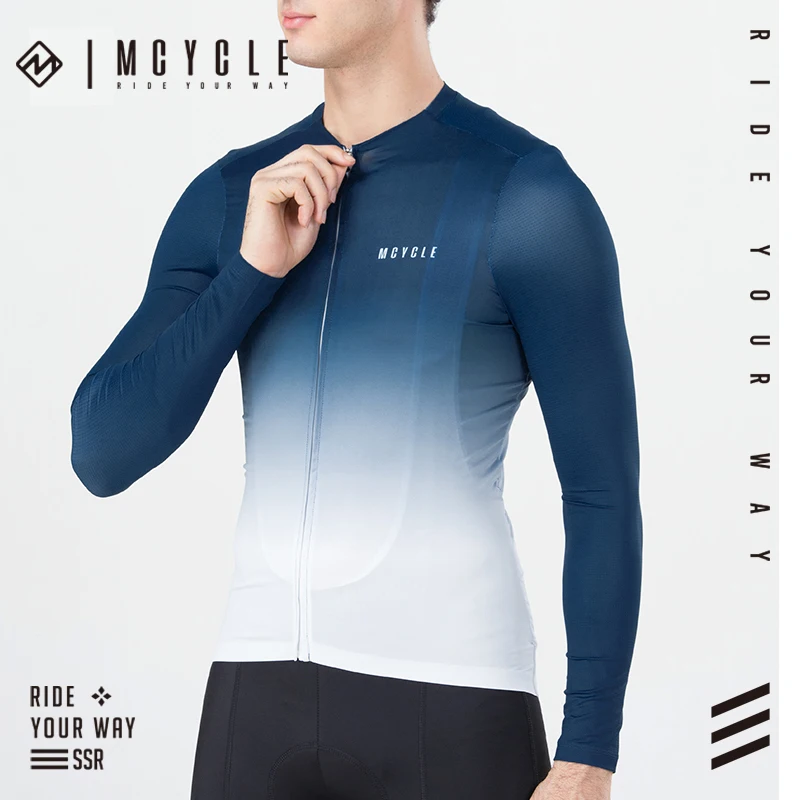 

Mcycle Hot Sales Custom Sublimation Mtb Bike Sport Wear Long Sleeve Men Pro Fit Cycling Jersey