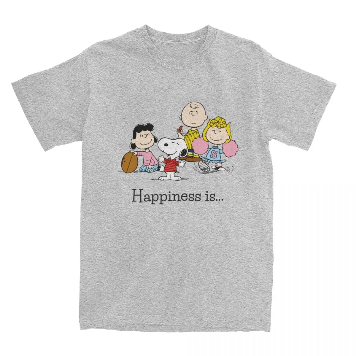 thumbnail image 1 of Camiseta divertida de Peanuts, Snoopy y Charlie Brown para hombres y mujeres, camiseta de algodón con estampado de dibujos animados lindos, 1 of 5