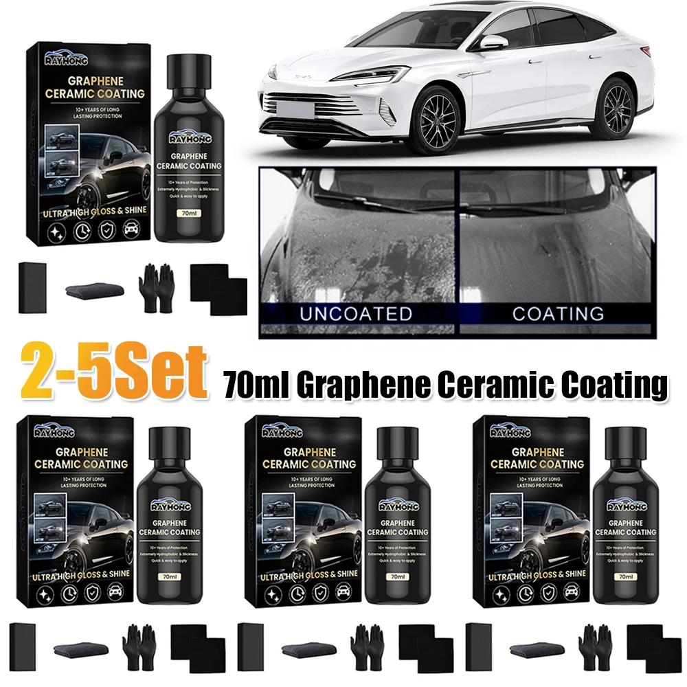 70ml Graphene Ceramic Coating UV Glow Nano Ceramic Coating Graphene Car ...