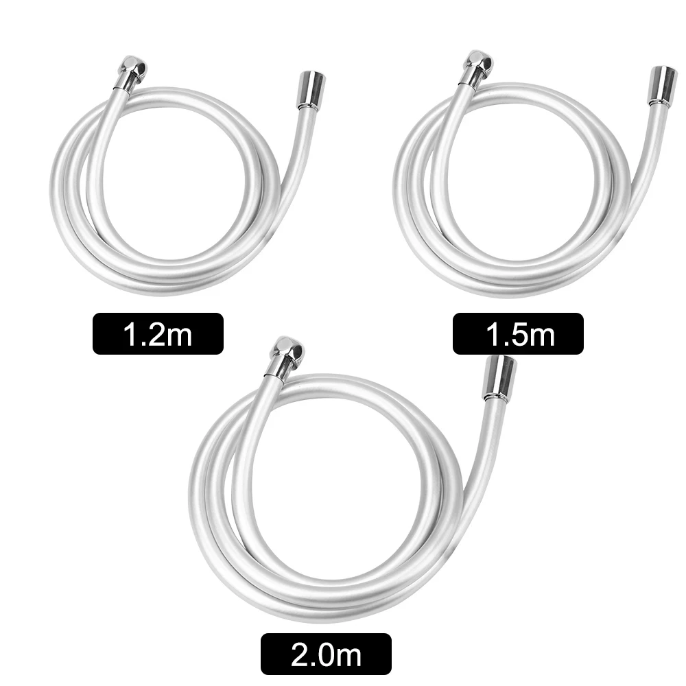 Shower Hose PVC Handheld Shower Head Universal Flexible Anti Winding Explosion proof Water Tube Bathroom Faucet Extension Pipe