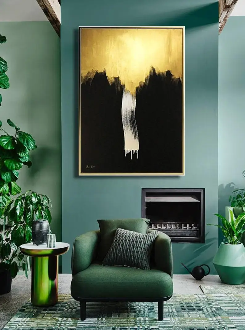

Contemporary Abstract Chaos II Fine Art Painting Canvas by Ron Deriabstract oil painting abstract contemporary art
