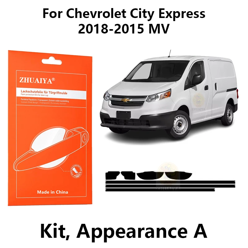 

Защитная пленка ZHUAIYA для красок дверной ручки, ТПУ PPF для Chevrolet City Express 2018-2015 мВ