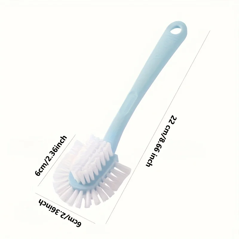 1pc Multi-Angle Shoe Cleaning Brush, Polyester Fiber Bristles Versatile Scrubbing Tool for Sneakers Laundry Household Use