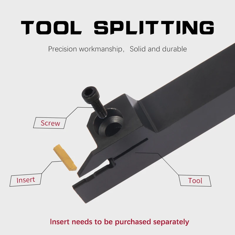 Grooving tool holder Full Series MGEHR1212 MGEHR1616 MGEHR MGEHR2525 Slotting Turning Tool for Carbide Grooving Insert MGMN