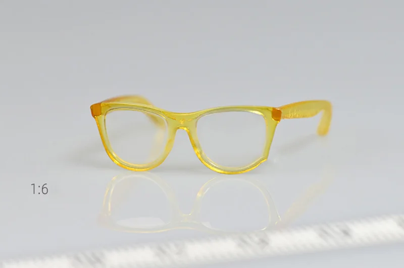 SSbeauty 3X 1/6 Scale Eyeglasses Frames For 12" Action Figure Dolls - Custom Accessories For Male & Female Figures