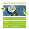AMASPORT 2Balls/Can Paddle Tennis Ball 20% Wool More Durable Training Tennis Ball 2 Colors Available Outdoor Paddle Tennis Play 5