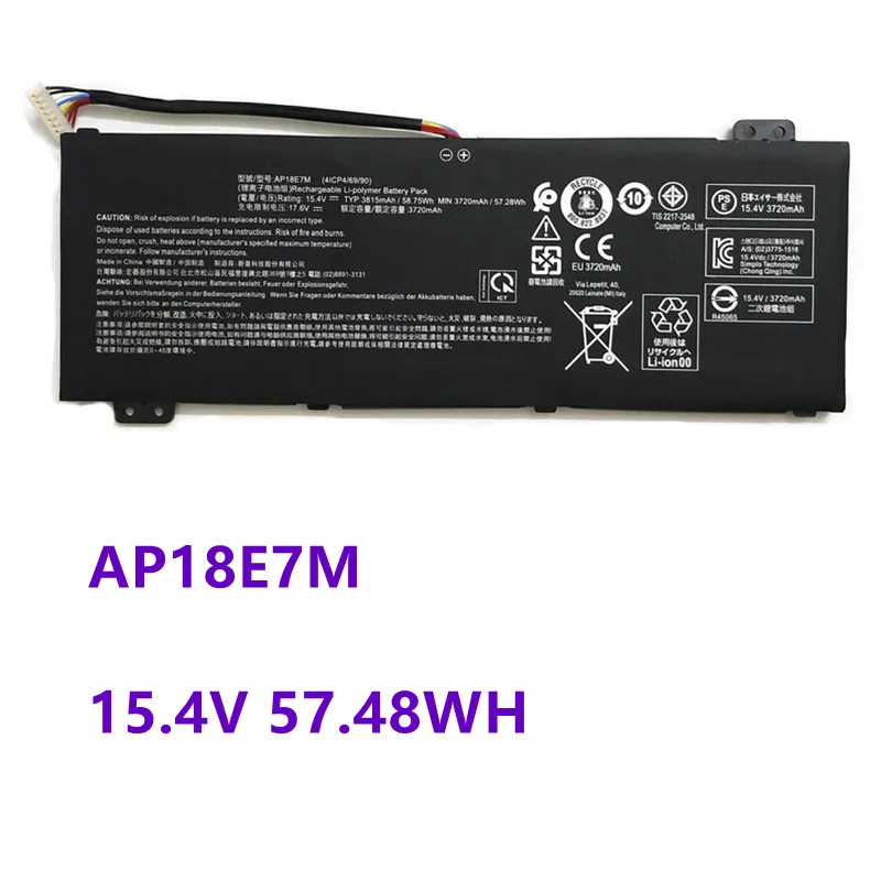 

AP18E7M Laptop Battery For Acer N18C3 N18C4 Nitro 5 AN515-54 AN515-43 AN517-51 AN715-51 Aspire 7 A715-74/74G AP18E8M