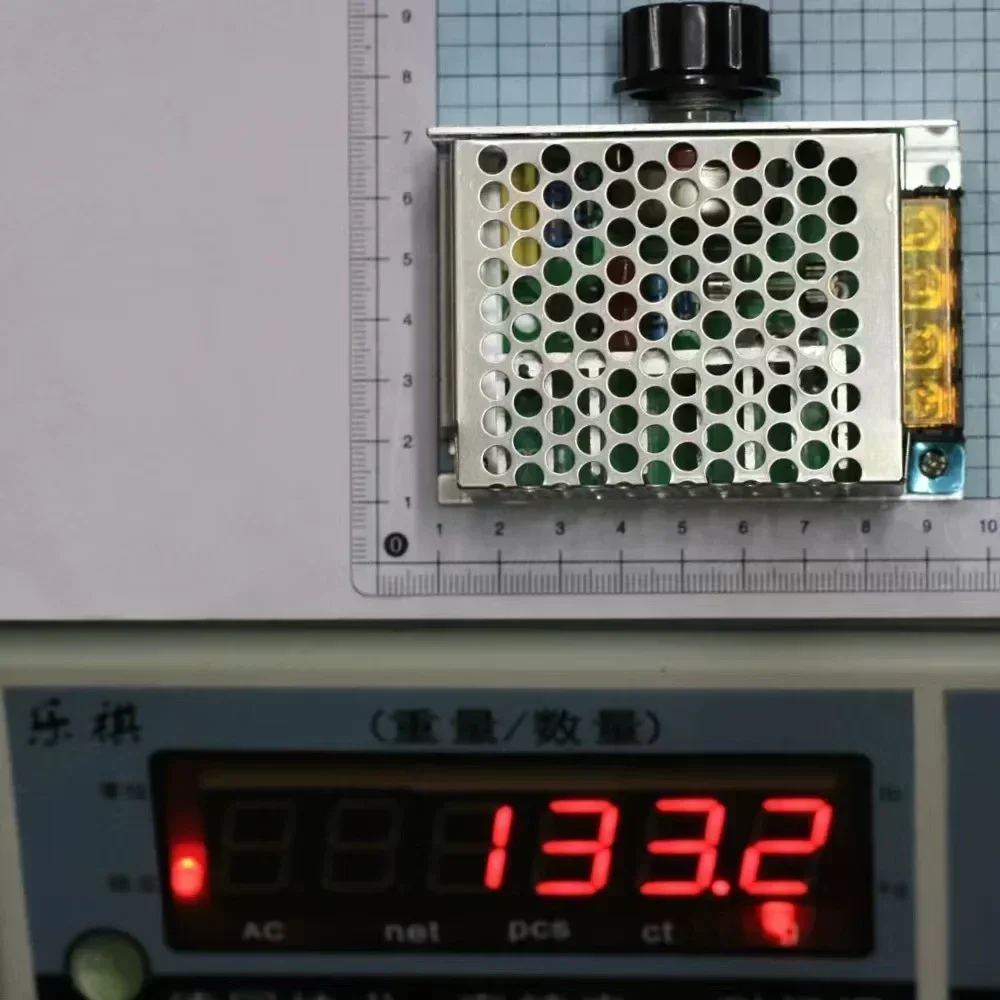 AC voltage regulator 220V motor speed controller PWM control SCR 4000W dimmers rectifier With switch