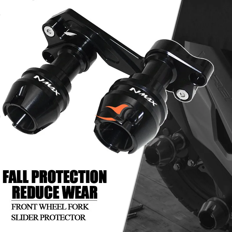 

For Yamaha NMAX155 NMAX 155 accessories Front Fork Wheel Fall Muffler Pipe Frame Protection Frame Slider Anti Crash Protector