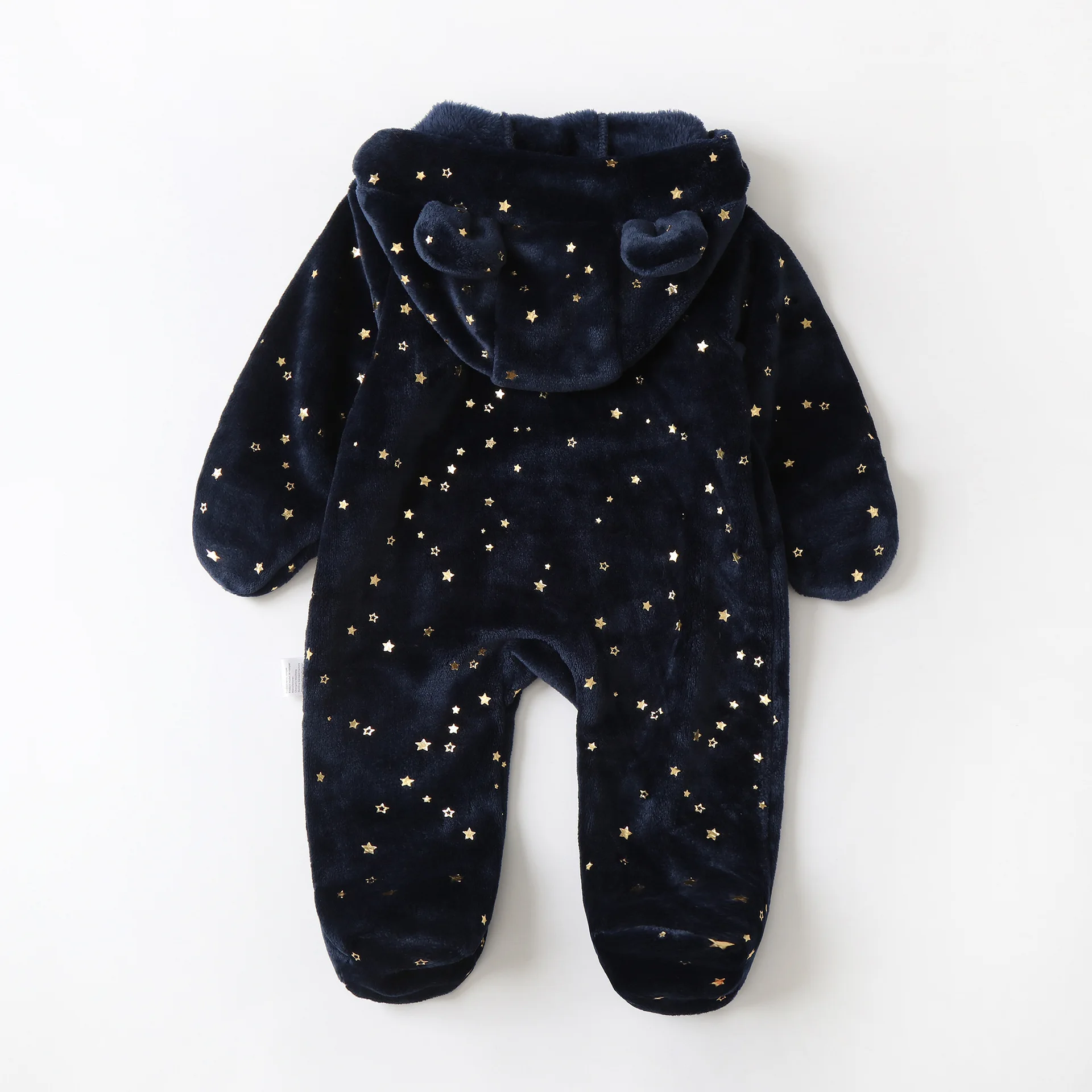 AYNIGIELL Stern Druck Herbst/Winter Mit Kapuze Overall 0-12 Monate Baby Jungen Mädchen Strampler Kleinkind Kinder Overall Baby kleidung – Detail 34