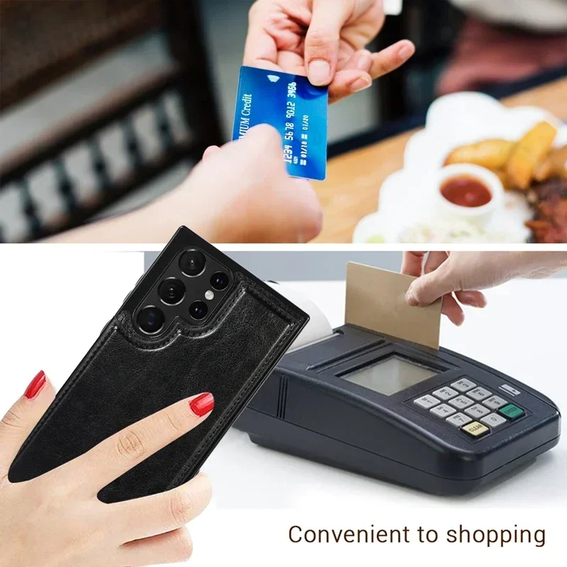 Premium Wallet Double Button Protection Leather Phone Case