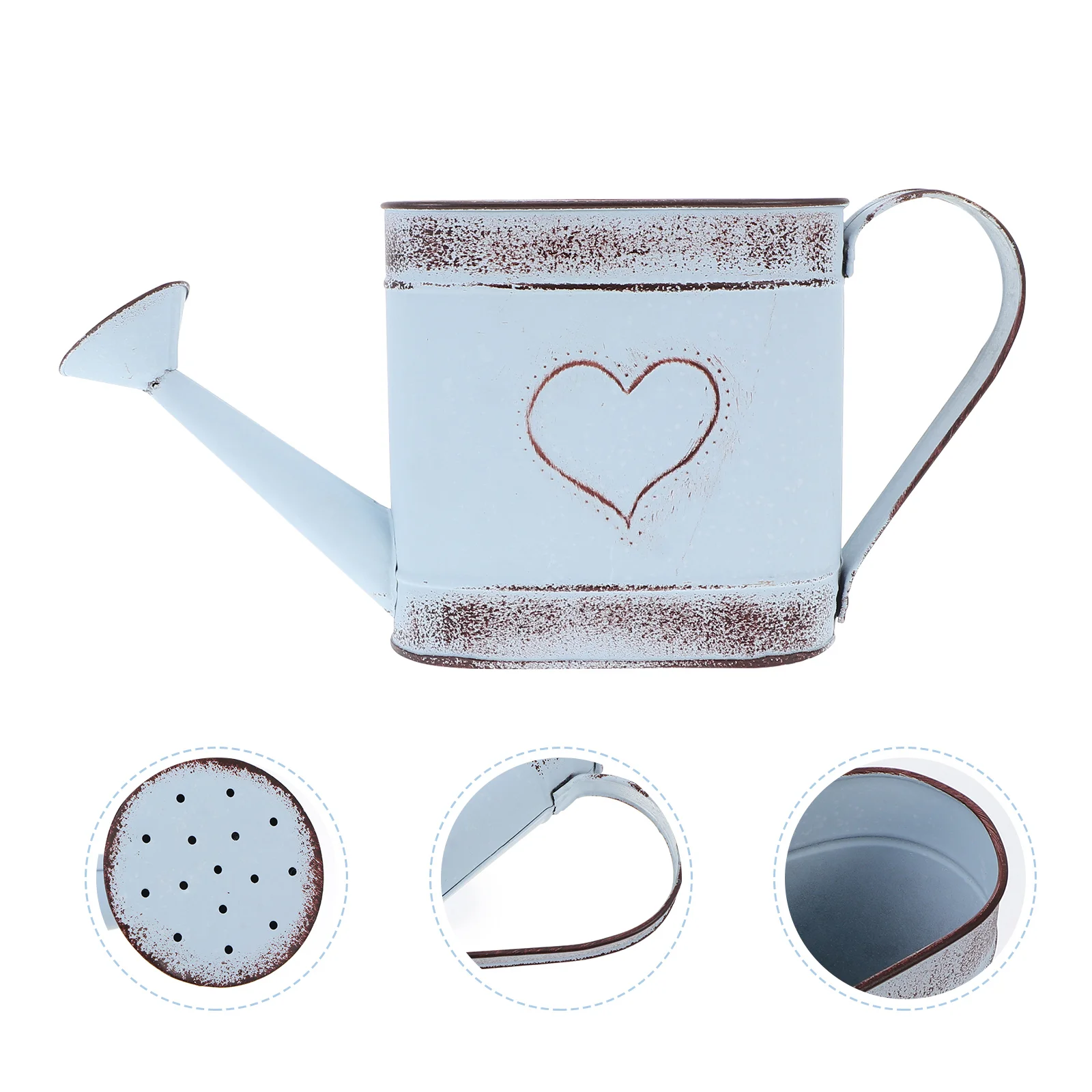 

Vintage Watering Can Metal Watering Tin Sprinkling Kettle Flower Pot Bucket Watering Can Vase