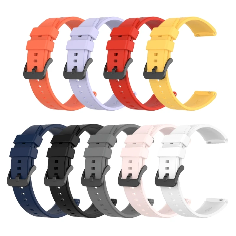 

Fit for Watch Gt2 Durable Sweatproof Bracelet Adjustable Watch Silicone Replacement Bands Smartwatch Straps