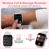 LIGE 2025 Micro Physical Examination ECG Smart Watch Women Men Blood Fat Uric Acid Heart Rate Health Watches BT Call Smartwatch 6