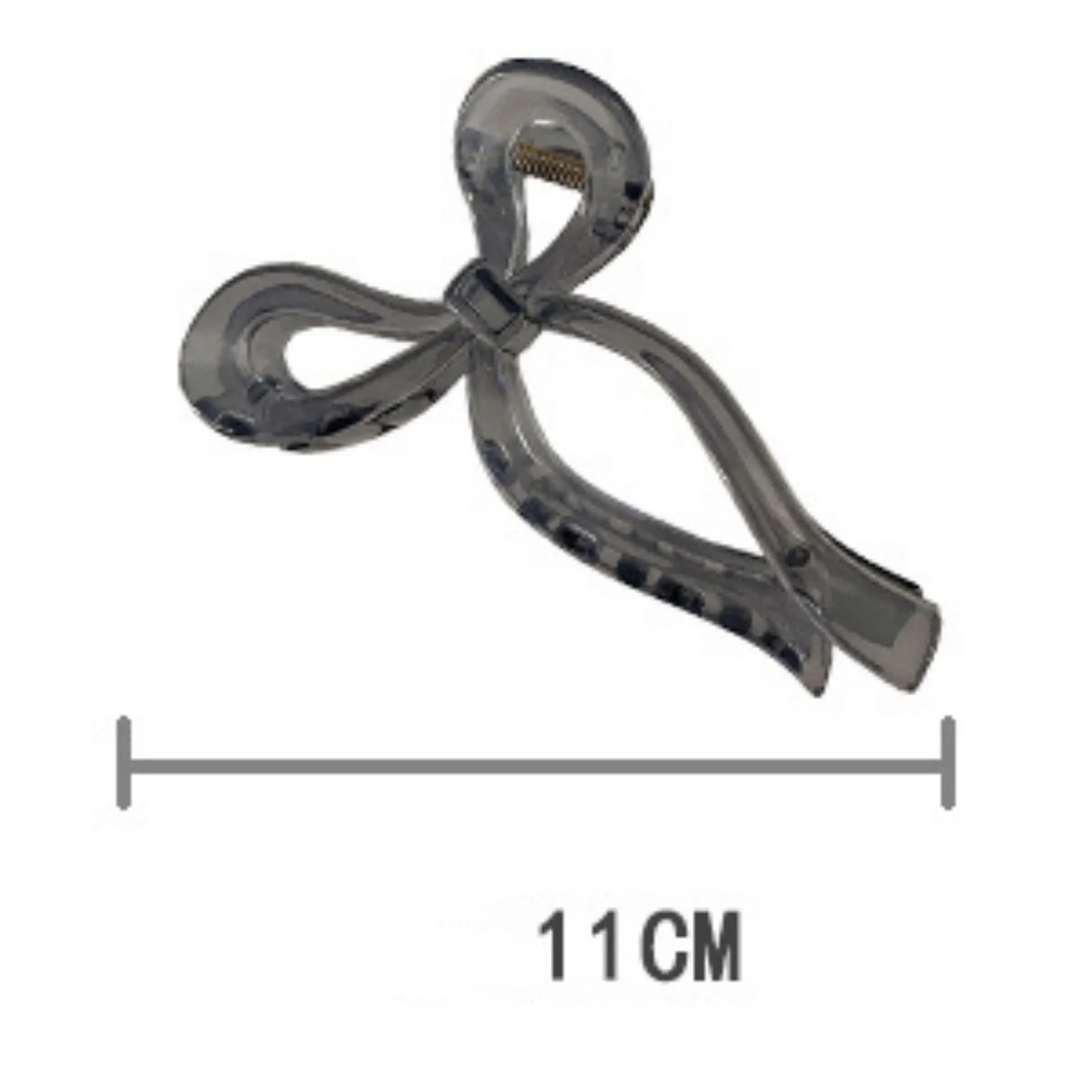 1PC　Bow - Shaped Hair Claws for Women, Minimalist Transparent Acrylic Clutches, Fashionable Hair Accessories for Elegant Updos